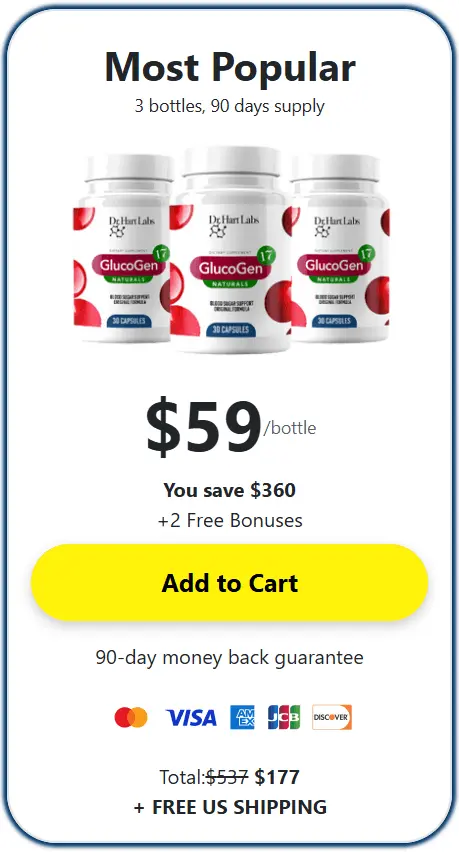 Buy GlucoGen17 6 Bottles